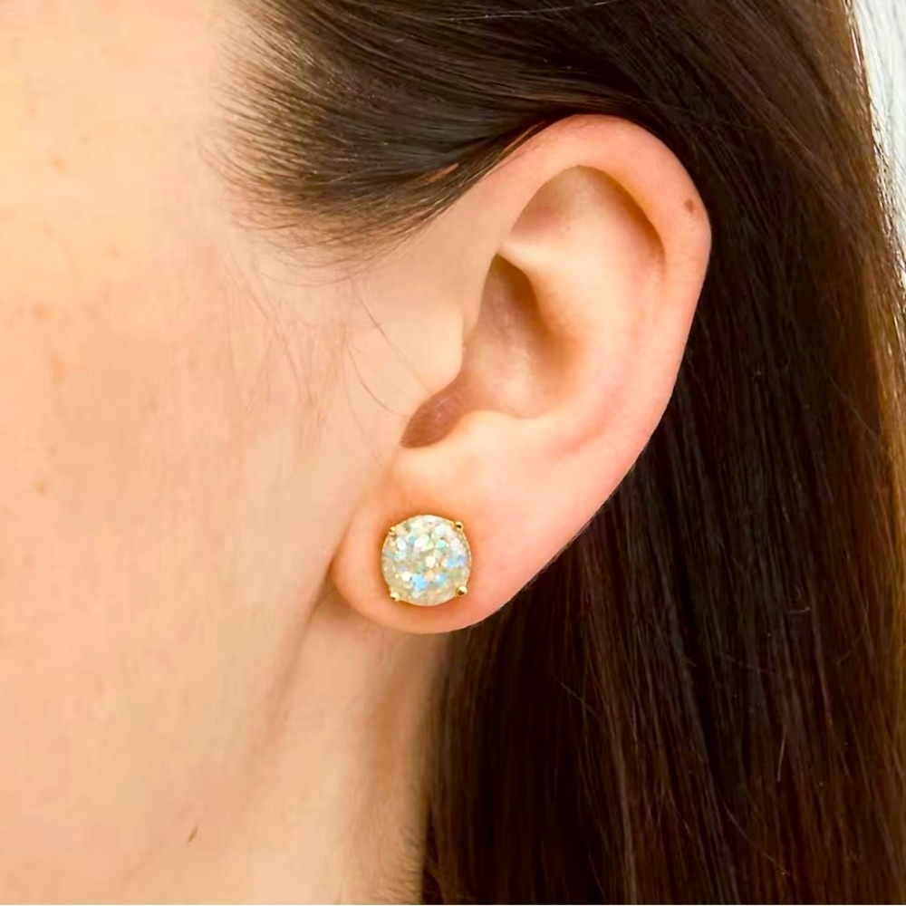 kate spade~Opal Glitter Studs / NWT / Host Pick - Picture 2 of 9
